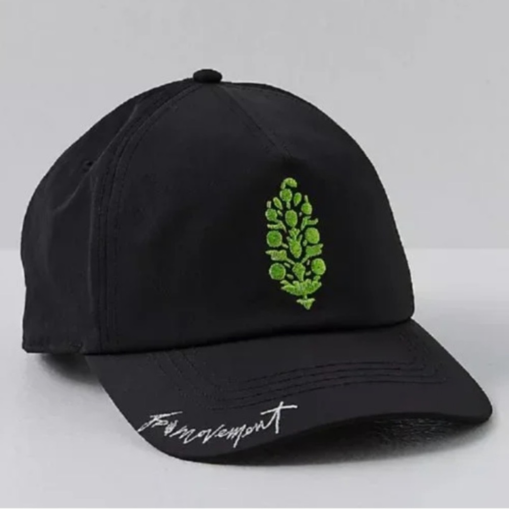 NWT! Free People FP Movement Go Big Nylon Logo Baseball Hat